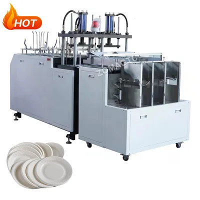 Hot Sale Automatic Paper Food Tray Making Machine Disposable Plate Making Forming Machine Paper Tray Forming Machine