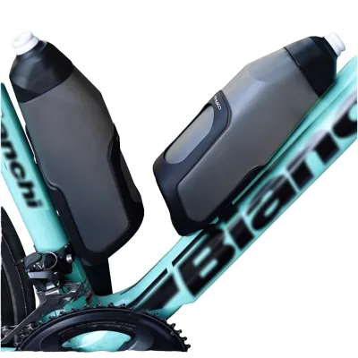 Custom Logo Aerodynamic Cycling Water Bottle Cage Set Large Capacity Aero Bottle Road Bike Triathlon Bike Travel Leak-Proof PP