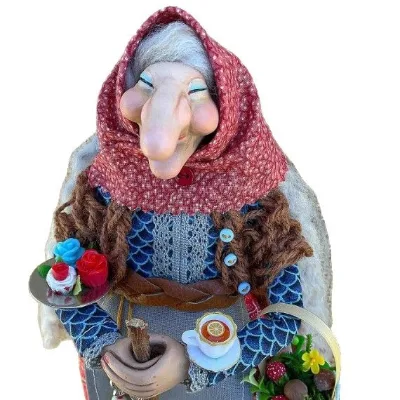 New Product: Handmade Kitchen Witch Doll - Creative Kitchen Resin Witch Doll Scarecrow Hanging decoration Tree ornament