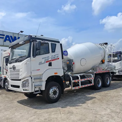 Promotion FAW JH6 6X4 12M3 Concrete Mixer Truck LHD Euro2 420HP Heavy Duty Cement Mixing Tanker for Construction