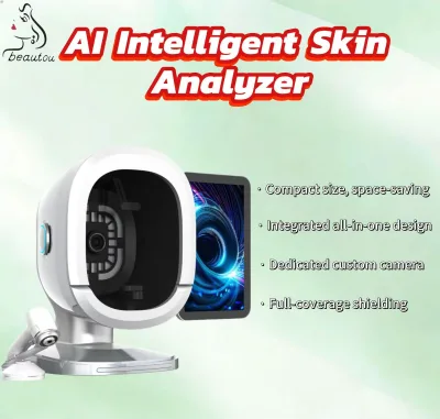 Trending Products 2026 Skin Analysis Scanner Facial Skin Analyzer Machine Professional Dermascope 3d Skin Analyzer Machine