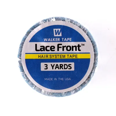 Personal and Hairsalon Use Fast Delivery Walker Tape Roll Lace Front Wig Blue and White Waterproof Tape Double-sided3/12/36yards