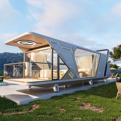 Space Capsule Homestay Trendy Movable Prefabricated Building with Food-grade Material BSD Model for Scenic Area Accommodation