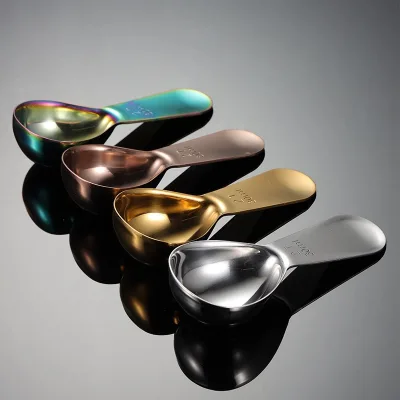 Milk Powder Measuring Spoon Stainless Steel Coffee Sugar Flour Tablespoon Measuring Dry Liquid Ingredients Scoop 15ML/30ML