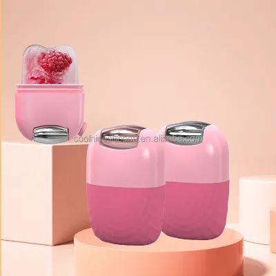 Ball Upgrade Ice Face Roller Mold Ice Roller Private Label 3-In-1 Jade & Silicone Cube Roller Ice Massage for Face