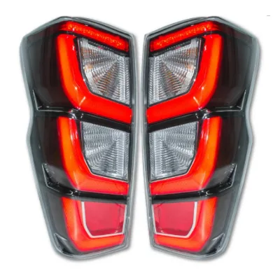Smoke Black Cover Rear Lamp Assembly Led Tail Light for DMAX 2021 - 2024