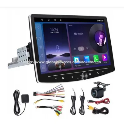 10.1Inch 1din Android Car Radio Dvd Player Stereo Autoradio Support 360 Degree Screen Rotating Gps Navigation Auto Electronnics