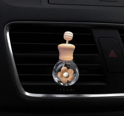 Promotional Gift Cap Miniature Screw LED Pink Glass Cork Sealed Diffuser Air Freshener Bottle Car-Aroma Garden Customizable