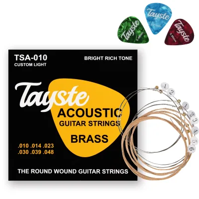 Musical Instrument  010 011 012 Brass Acoustic Guitar Strings 8 Manufacturer Custom Guitar String Pack