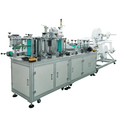 Automatic 3D Mask Making Machine with Elastic Ear Loop, PLC Control, Molds Interchangeable for Adult & Kids Size