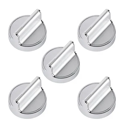 Hot Sales Stove/Range Replaces Stoves Cooker Spares Stainless Steel Gas Stove Knobs  5- Pack W10594481
