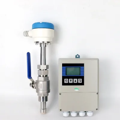 KAMBODA SS304 Insertion Electromagnetic Flowmeter PTFE Lining Liquid Water DN40-DN2000 4-20mA/RS485/HART Output 1%FS Accuracy