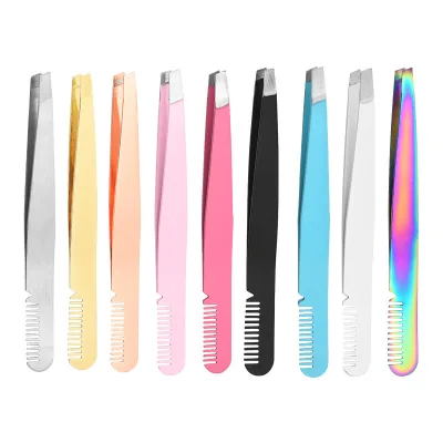 Lash Extensions Tweezers Eyelashes Extensions Tweezer Fiber Tip Eyebrow Lash Eyelash Tweezers