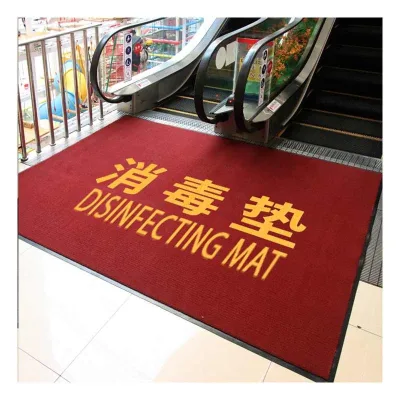 Anti-slip Entrance Sanitizing Carpet Rubber Disinfecting Mat Foot Floor Door Mat for Shoes Cleaning