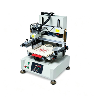 Semi-Automatic Pneumatic Silk Screen Printer with Regulator Constant Pressure Control for Uniform Printing