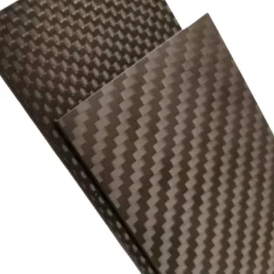 Carbon Fiber Sheet 3mm Vibration Absorbing Rigid Panel for High End Audio Speaker Cabinet Turntable Platter Amplifier Isolation