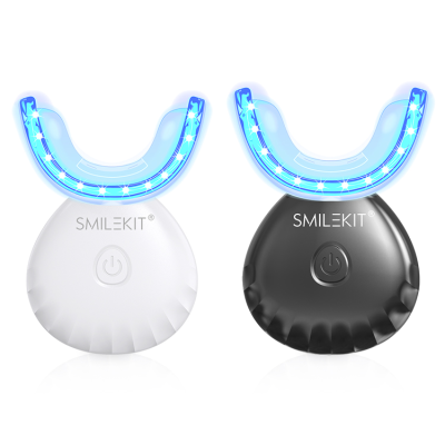 Smilekit Portable Waterproof Wireless White Teeth Whitening 16/24/32 Led Cold Light Teeth Whitening Lamp Light