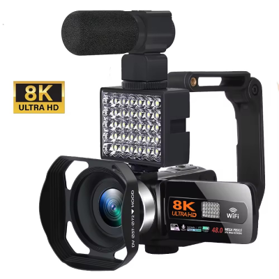 8K Vlogging Camcorder for Live Streaming 48MP Digital Zoom Video Camera Manufacturer
