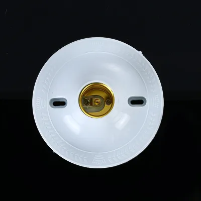 115MM Flat E27 PP Material AK-TECH AC 165-265V 6A 1-Year Warranty Elegant Frame Lamp Holder Indoor Outdoor Source Factory