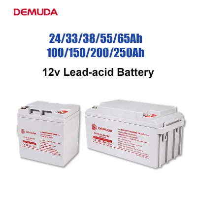 12v 100ah 150ah 200ah High Power Battery Household Solar Backup Energy Storage Long-Life Maintenance Free Gel Lead Acid Battery