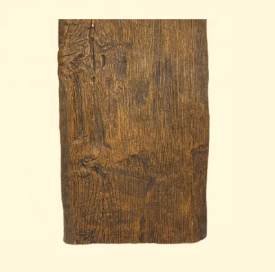 Modern Style Deep Walnut Color Ceiling Beams PU Faux Wood Beams for Villa Decor