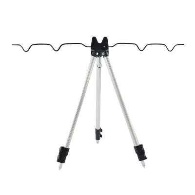 Hot Sale Telescopic Fishing Rod Holder Tripod Stand for Sea Rod Casting Rod Aluminum Alloy Support