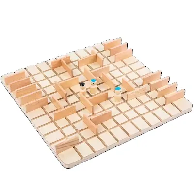 Wholesale Two-Player Wooden Logical Thinking Board Game Children's Educational Intellectual Brain Toy Inspired by Math