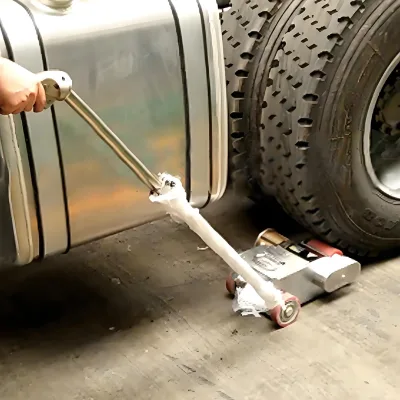 Lightweight Vehicle Pusher with 8000kg Driving Force for Road Building Machine Applications