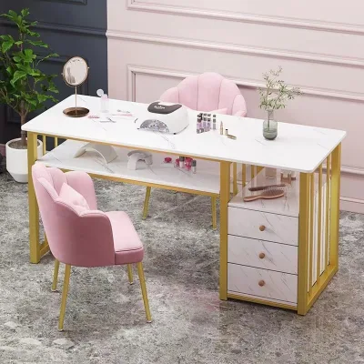 Hotsale Nail Salon Furniture Nail Tables Nail Art Beauty Salon Supplies Desk