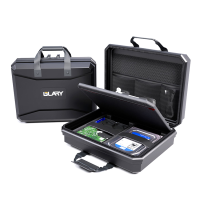 GLARY Lightweight External Hard Drive Protective Case Box EVA Hard Drive Case With Pockets Soft Shell Hard Drive Case Bag