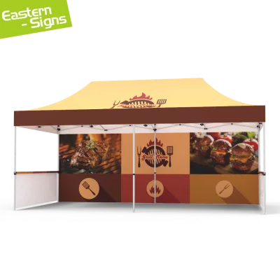 Easily Set up Folding Aluminum Fabric Pop up Fire Retardant Customize 10 X 10 Gazebo Canopy