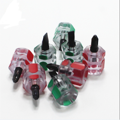 Ultra short mini screwdriver for removing mudguard screwdriver tool Short handle through center handle screwdriver