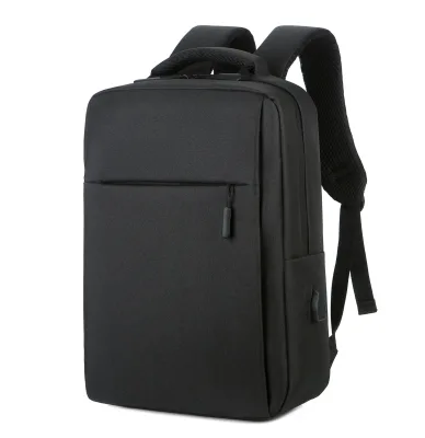 Custom Logo Unisex Capacity Leather Office Computer Bag Unisex Capacity Student School Bag Anti Theft Laptop Backpack
