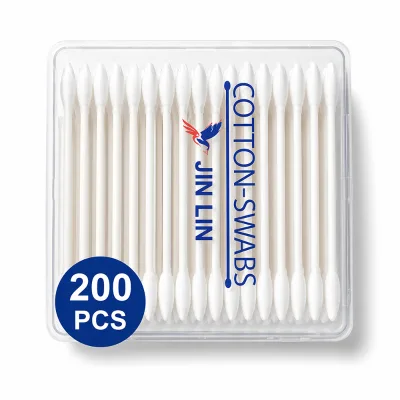 Eco-Friendly Recyclable Makeup Removal and Beauty Care Paper Stick Cotton Buds for Eyelash Extension and Personal Care