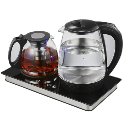 Wholesale electric kettle digital glass kettle water kettle with tea strainer & temperature adjustable
