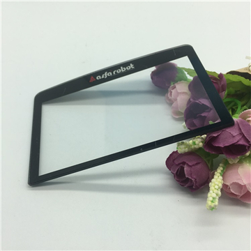 Glass Factory Customized 15.6 Inch Transparent Window Silk Printed LED Toughened Glass Monitor Cover for Bathroom Gym Use 9H
