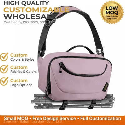 Waterproof Portable Camera Backpack Daily Daypack Crossbody Shoulder Chest Bags for Photographers Camera Sling Handbag