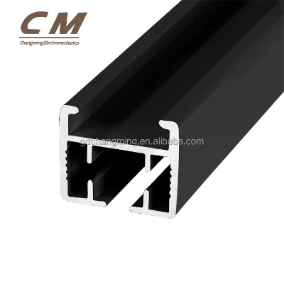 Custom Color Black New-S 1.3mm/1.6mm/2.0mm Thickness Electrophoretic Process Electric Track