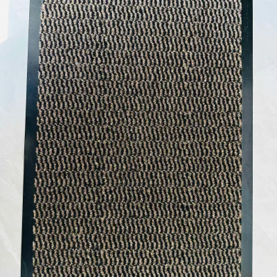 Elegant Modern Tufted Cut Pile Door Mat with PVC Backing Washable Cushioned Polypropylene Doormat Tapetes