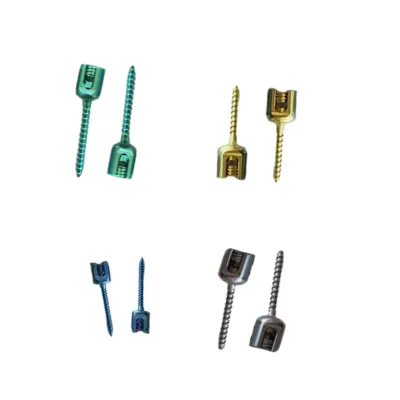 Hot Sale 3.0mm 5.0mm Titanium Implants Veterinary Surgical Polyaxial Spine Pedicle Screws Pedicle Instrument Titanium