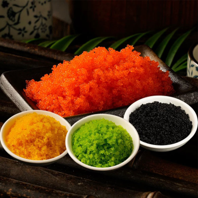 Japanese Style Sashimi Sushi With Caviar