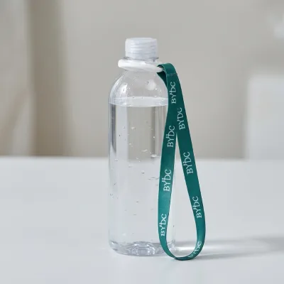 Custom Logo Water Bottle Strap Sublimation Printed Adjustable Bottle Holder Lanyard for Outdoor