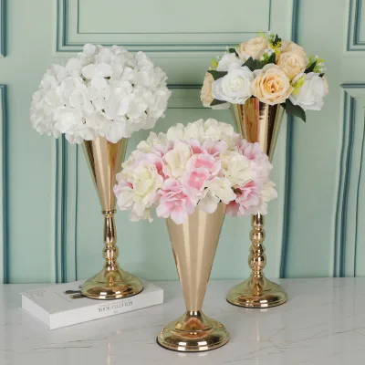 Metal Flower Stand Table Centerpiece with Wedding for Wedding Table Decorations