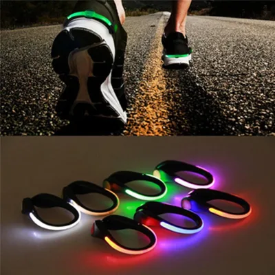 Led Flashing Waterproof Shoe Clip Light for Runners Night Running Safety Light up Shoes Clip