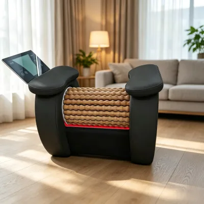 Popular Body Contour Roller Massage Chair, Roller Massage Equipment for Smoothing Uneven Skin Texture & Relieving Muscle Tension