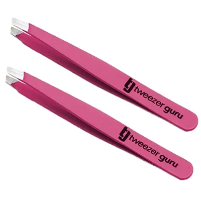 Stainless Steel 4pcs Tweezers Set Different Colors Manicure Tweezers