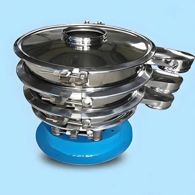Carbon Steel Circular Vibrating Screen Machine Chemical Powder Grain Screening Sieving Equipment