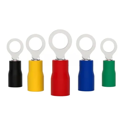 Wholesale RV Series Terminal O Type Cold-press Terminal Round Wire End Wire Ear Copper Pressure Coil Wire Terminal Connectors