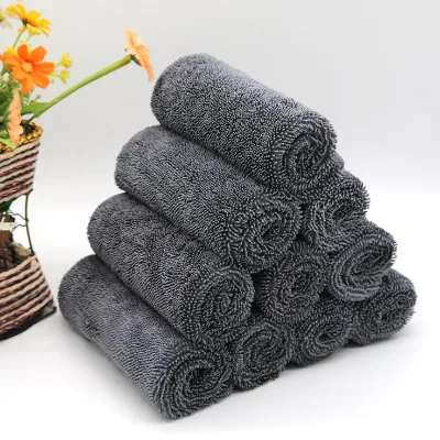 Factory Cheapest Wholesale High Quality 40*40cm 1200GSM Large Twisted Loop Drying Towel