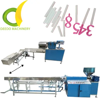 High Speed Eyebrow Brush Stick Lip Brush Stick Candle Stick Making Machine PP PHA PLA PBS Plastic Straw Making Machine